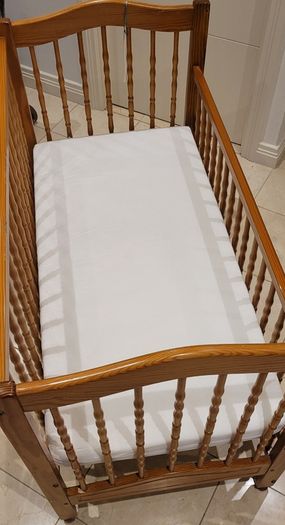 Baby cot and mattress