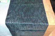 Black sparkle table runner