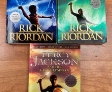 Percy Jackson, Books 1,2&5 The Lightning Thief, Sea Of Monsters, The Last Olympian by Rick Riordan