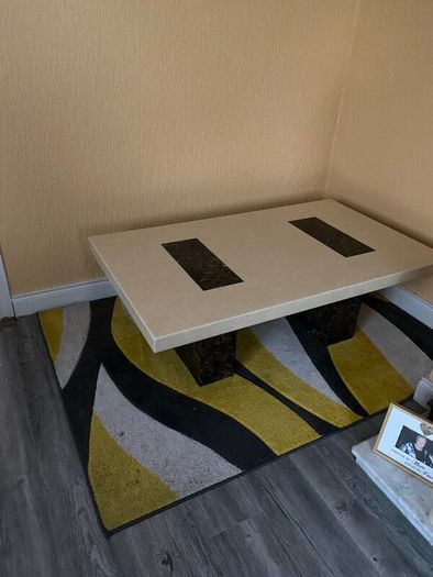 Table and rocking horse