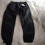 Trousers, black cotton. Image 2