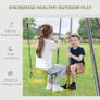 Kids Children Swing Glider Set Metal Frame Backyard Playground Garden Outdoor Baby (FREE SHIPPING) Image 4