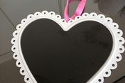 home decor heart chalk board
