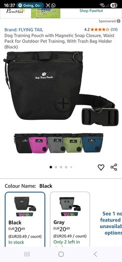 dog treat training pouch