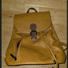 Mustard Yellow Rucksack / Backpack