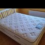 Amelia White Wooden 4ft 6 Double Bedframe Image 2