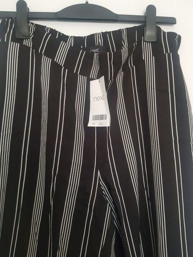 stripe wide leg trousers size 14