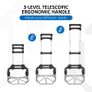 Aluminium Folding Hand Truck Trolley, Heavy Duty Foldable Sack Cart with Adjustable Telescoping Handle, 70KG Load Capacity Image 4