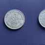 Fine grade 3 Scottish 1 one shilling coins 1948 George VI Image 6