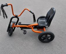 BERG Buddy Pedal Go-Kart Orange/Black Flame Edition