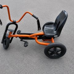 BERG Buddy Pedal Go-Kart Orange/Black Flame Edition