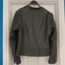 Leather biker style jacket size 16 Image 3