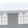 6 x 3 m Party Tent Gazebo Marquee Outdoor Patio Canopy Shelter with Windows and Side Panels White Image 6