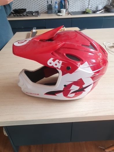 mountain biking helmet