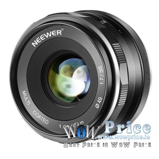 09732 35mm F/1.7 Large Aperture HD MC Manual Prime Fixed Lens APS-C for Canon EF-M Mount