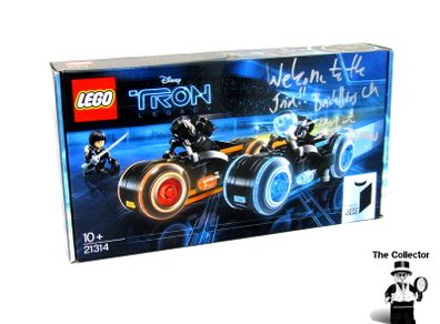 LEGO IDEAS TRON Legacy Set 21314 Signed By Brick Bros From Leicester Square Signed By Designers BrickBros UK Pre 31st Release Early Launch Retired Product