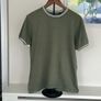 Khaki Green Short Sleeved Tee-shirt from Brave Soul Image 4