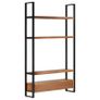 Highboard 118x30x200 cm Solid Acacia Wood Image 4