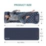 Ultralight Inflatable Mattress with Built-in Pump & Pillow for camping, Air Mat for Travel Backpacking Hiking Image 4
