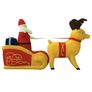 Christmas Inflatable Santa and Reindeer Decoration LED 130 cm Image 5