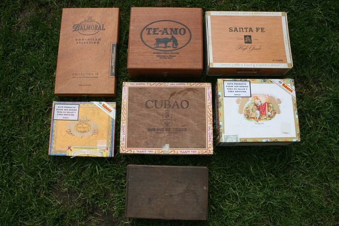 Vintage Wood Cigar Boxes