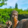Rose Thrower - Bronze, Marble, Signed Image 3