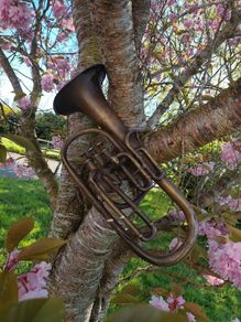 antique brass trumpet butler haymarket London & Dublin