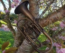 antique brass trumpet butler haymarket London & Dublin