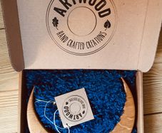 Artwood Handcrafted Moon Decoration