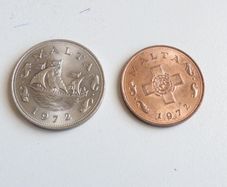 Uncirculated Malta pair