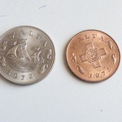 Uncirculated Malta pair