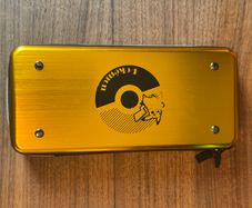 Nintendo Switch Metal Pikachu Gold Protective Hard Carry Case