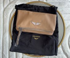 Brand-new Ladies Beige Rock Clutch Bag by  Zadig & Voltaire