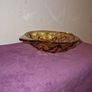 Antique amber glass bowl Image 4