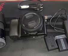 Sony Alpha a6100 Mirrorless Camera + Dual Lens Kit & Extras (Like New)