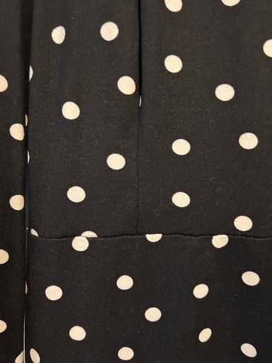 Polka dot black dress 14