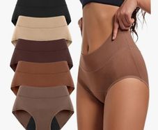 New Vera's Signature Leakproof Underwear pack of 5 size L with  new washing bag included