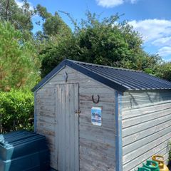 Garden timber shed