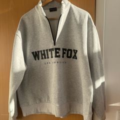 White fox hoodie