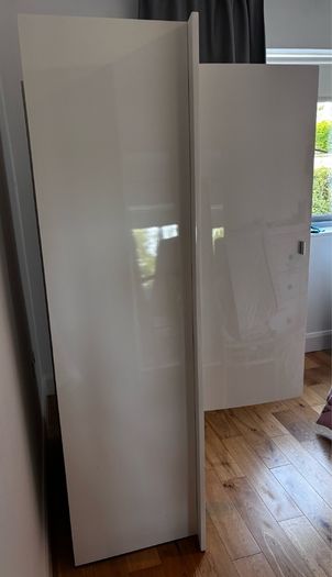 White Freestanding Wardrobe