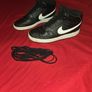 Nike Court Vision Mid Black and White Size 9 Image 2