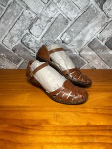 Clarks Ladies Tan Leather Sandals UK4.5 EUR37.5