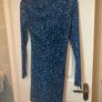 blue dress with slip underneath Image 2