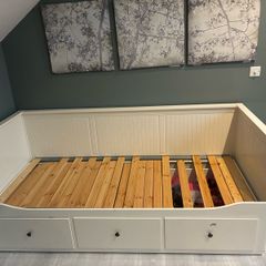IKEA pull out sofabed with storage drawers