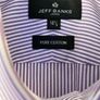Mens Pure Cotton Purple Striped Shirt by Jeff Banks Image 2