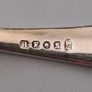 Antique Silver Plated Sugar Sifting Spoon with Pierced, Shell-shaped bowl Image 4