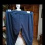 Navy. Penny's Capri tracksuit material pants draw string waist. new with tags. Image 2
