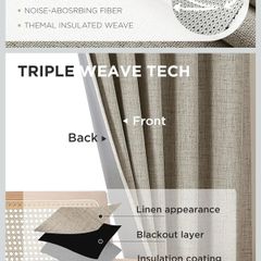 Brand New Blackout & Thermal Curtains