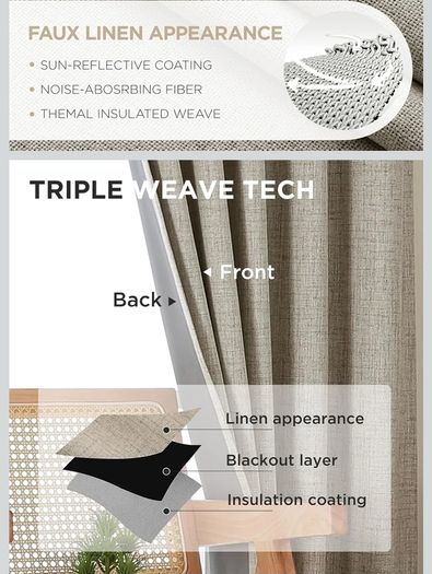 Brand New Blackout & Thermal Curtains