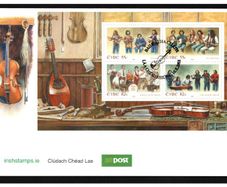 2008 Ireland Irish Music Commemorative Stamps Miniature Sheet An Post First Day Cover (FDC)